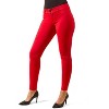 Memoi Women's Faux Denim Ponte Leggings - 2 of 4