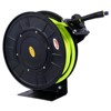 Retractable Air Hose Reel With 3/8" Inch x 50' Feet,Heavy Duty Steel Hose Reel Auto Rewind Pneumatic,Industrial Grade Rubber Hose,300 PSI - 2 of 4