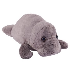 Wild Republic Pocketkins Eco Manatee Stuffed Animal, 5 Inches - 1 of 1