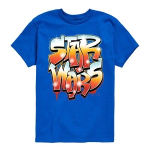 Boys' - Star Wars - Graffiti Short Sleeve Graphic T-Shirt - 1 of 4