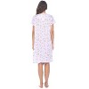 Casual Nights Women's Super Soft Yummy Nightshirt, Short Sleeve Nightgown, Night Dress with Fun Prints & Patterns - 4 of 4