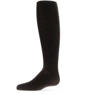Memoi Liquid Metal Girl's Shimmer Tights Black Multi 2-4 - 1 of 3