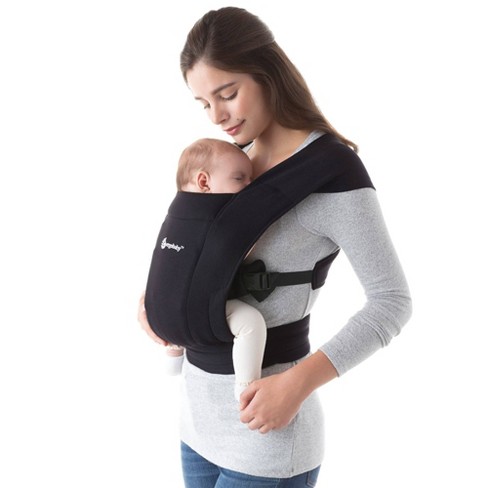 Ergobaby Embrace Cozy Knit Newborn Carrier Pure Black Target