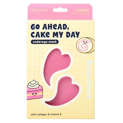 SpaLife Undereye Mask Go Ahead Cake My Day - 3ct