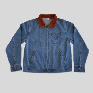 Men's Ford Denim Jacket - Blue - 1 of 3