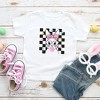 The Juniper Shop Checkered Groovy Bunny Toddler Short Sleeve Tee - 2 of 2