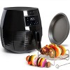 Deco Chef Digital 5.8QT Electric Air Fryer Healthier & Faster Cooking (Black) - 4 of 4