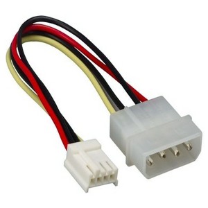 SANOXY 6in 5.25" Male to 3.5" Female Internal Power Adapter Cable - 1 of 1