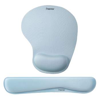 Staples Gel Mouse Pad/Wrist Rest Combo Blue Crystal (18259) ST61807