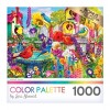 RoseArt Color Palette Bird Bath Garden Jigsaw Puzzle - 1000pc - 4 of 4