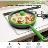 imarku Non Stick Frying Pan, Frying Pan Set with Lids, Nonstick Cast Iron Skillets, Frying Pans Nonstick with Lid Cast Iron Pan with Stay Cool Handle - 4 of 4