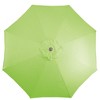 Northlight 9ft Outdoor Patio Market Umbrella with Hand Crank and Tilt, Lime Green - 4 of 4