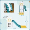 BABYYER Toddler Slide, Castle Climber Playset with Basketball Hoop, Telescope and Storage Basket, Kids Playground for 1-3 Years Old - 4 of 4