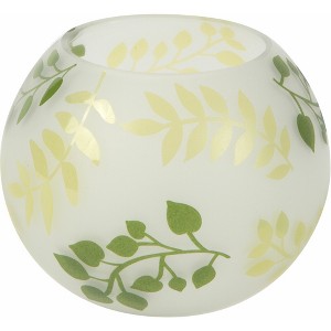 Pavilion Gift Company - Green Fern - 5" Round Votive Holder - Candle Holders - 1 of 4