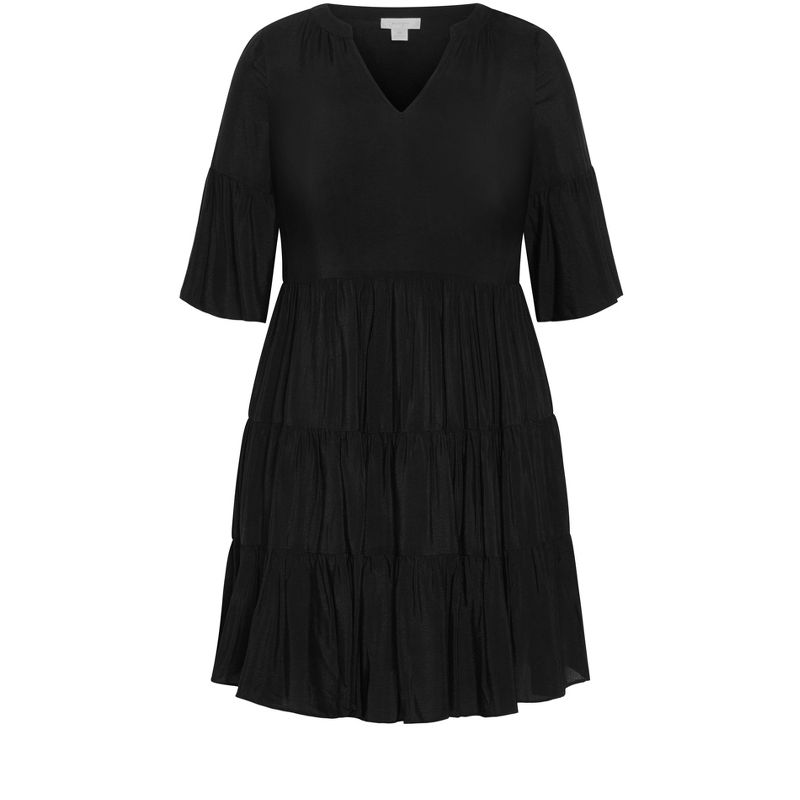 Women's Plus Size Nathalie Dress - black | REFINITY, 4 of 6