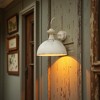 Vintage Wall Sconce Light Fixture, Rustic Farmhouse Metal Wall Lamp, Handcrafted Distressed Finish, E26 Base - 3 of 4