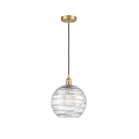 Innovations Lighting Athens Deco Swirl 1 - Light Pendant in  Satin Gold - image 1 of 1