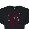 Women's - Winnie the Pooh - Wishing For A Merry Christmas Cropped Graphic T-Shirt - 2 of 4