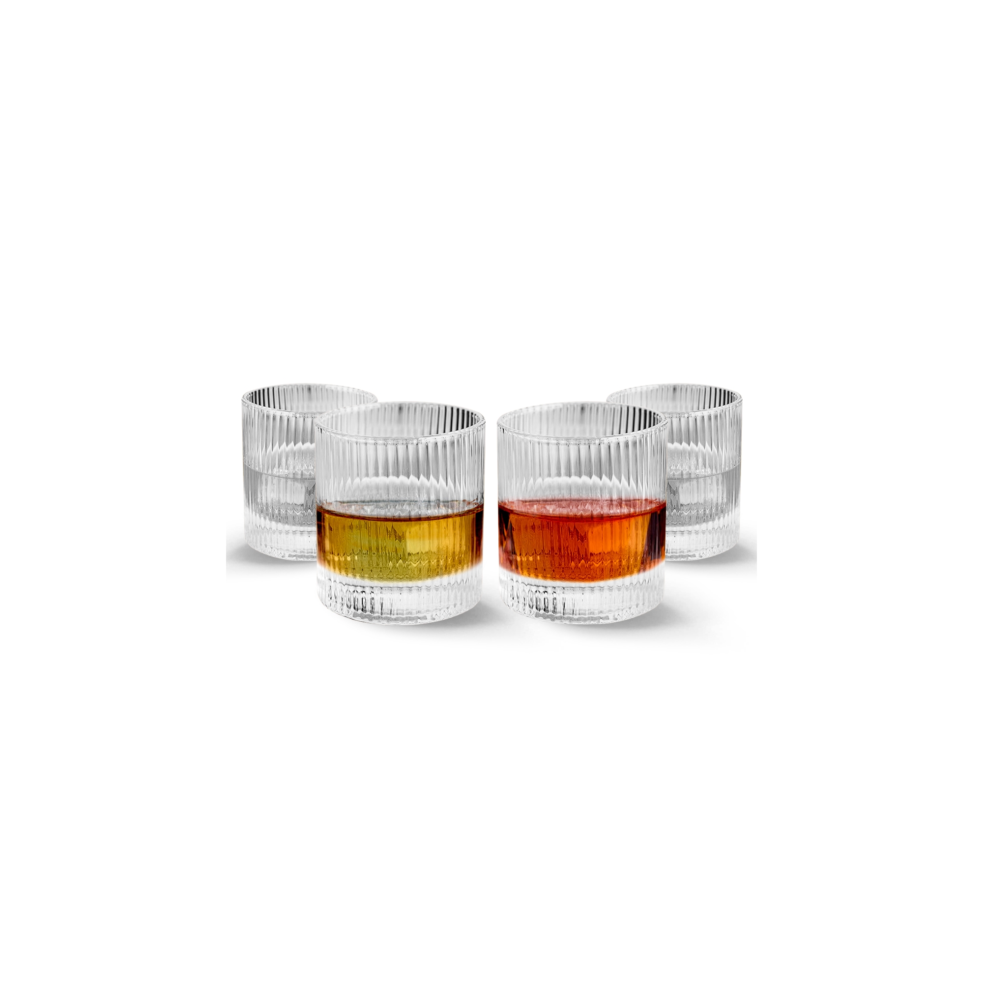 Premium Whiskey Glasses (10 oz - Set of 4)