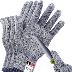 Maison Products Cut Resistant Gloves - Level 5 Protection for Kitchen, Upgrade Safety Anti Cutting Gloves for Meat Cutting, Wood Carving, Slicing - 1 of 4
