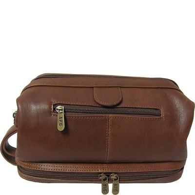 Amerileather Leather Toiletry Bag (26-02346)