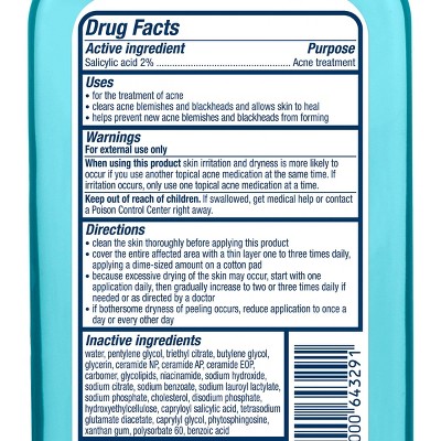 CeraVe BHA Exfoliating Toner with Ceramides, 2% Salicyclic Acid, & — 8 floz
