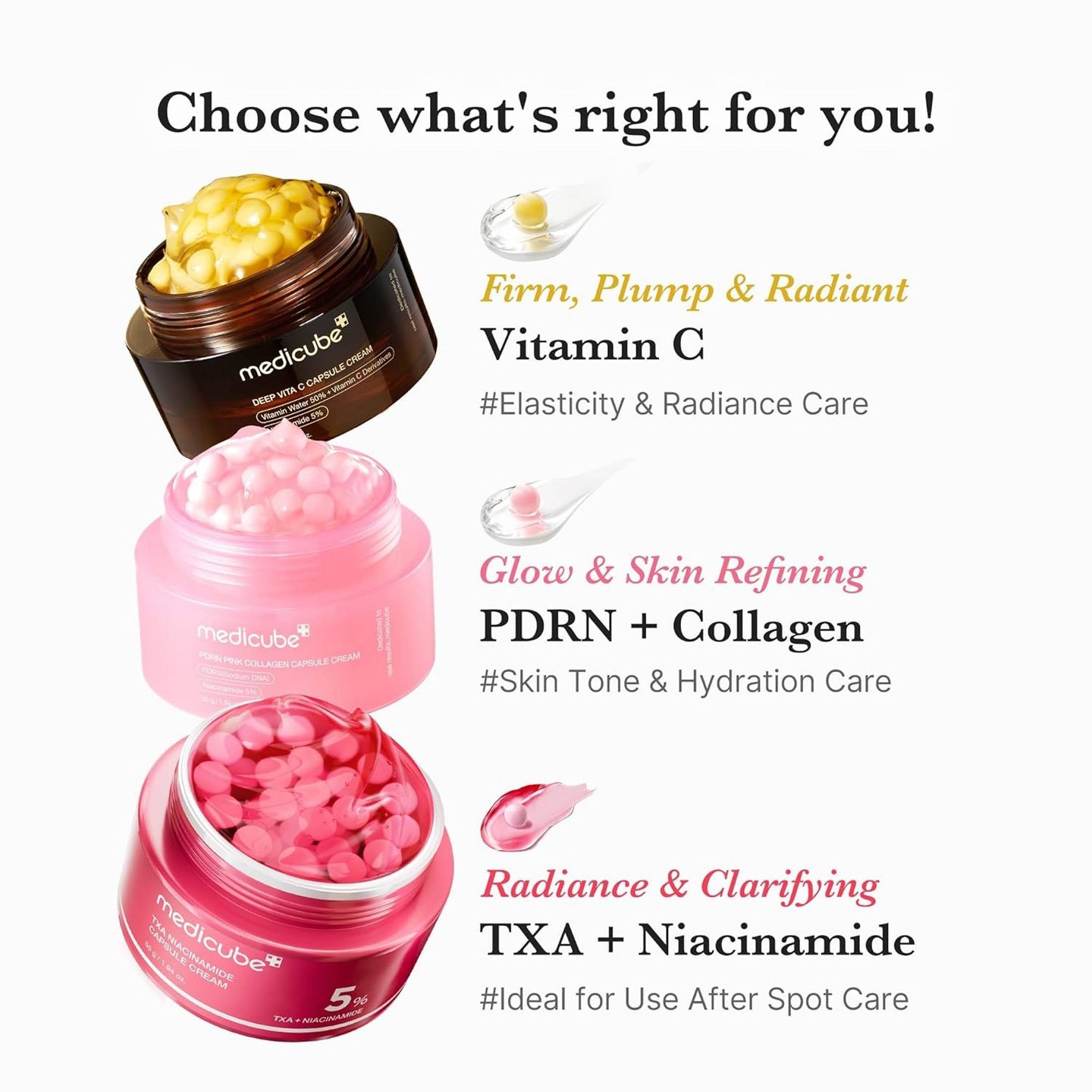 Крем с капсулами medicube Pdrn Pink Collagen Capsule, 1.94 oz, цвет: Розовый — фото 6