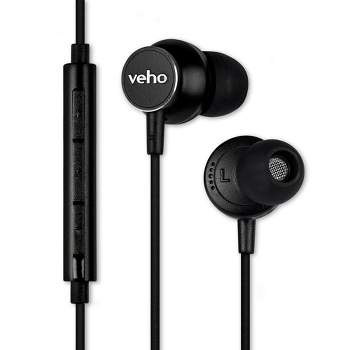 Veho Z-3 In-Ear Stereo Headphones with Built-in Microphone and Remote Control  Black (VEP-011-Z3)