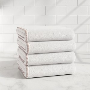 Boho Border Cotton Quick-Dry Towel Set - Great Bay Home - 1 of 4
