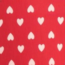 mini hearts - red