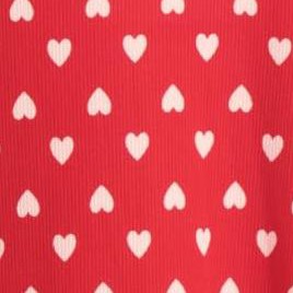 mini hearts - red