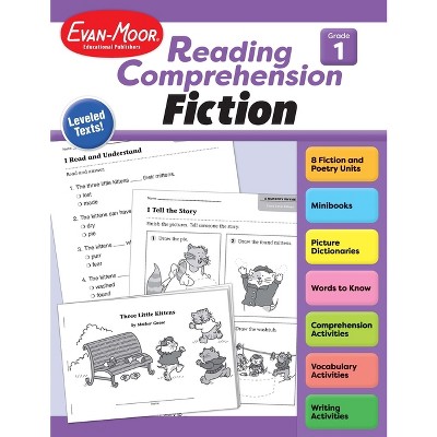 Reading Comprehension: Fiction, Grade 1 Teacher Resource - by  Evan-Moor Educational Publishers (Paperback)