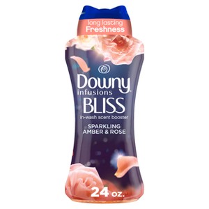 Downy Infusions Bliss Sparkling Amber & Rose In-Wash Scent Booster Beads - 1 of 4