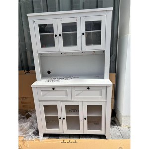 Kitchen Pantry Storage Cabinet, Modern Buffet Cabinet - 1 of 1