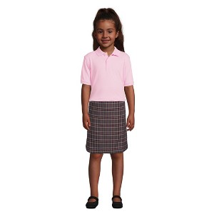 Lands' End School Uniform Kids Short Sleeve Interlock Polo Shirt - 1 of 4