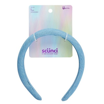 scunci Kids Padded Headband - Light Blue - 1pc