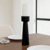 Decorative Resin Pillar Candle Holder - Perfect Candlestick Holders for Stylish Living Room Décor - Centerpieces for Tables - 3 of 4