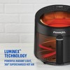 PowerXL LUMINEX 5.3 QT Radiant Light Air Fryer, Heats to 400°F in 2.4 Seconds, Auto Shut-off, 12 Quick-Touch Presets, Glass Skylight Window - 2 of 4