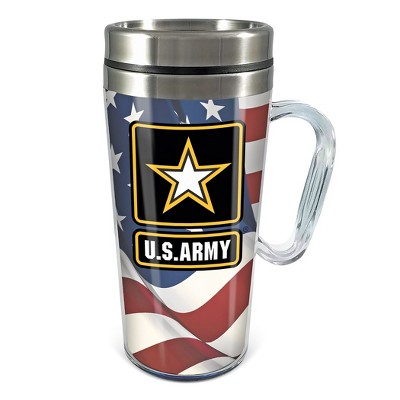 Collections Etc Military Branch Stainless Steel Insulated Travel Mug