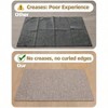 Ultra Indoor Door Rolled No Creases 24x36 Inch Non Slip Rubber Backed Dirt Trapper Brown Linen Easy Clean Low Profile Entryway - 4 of 4