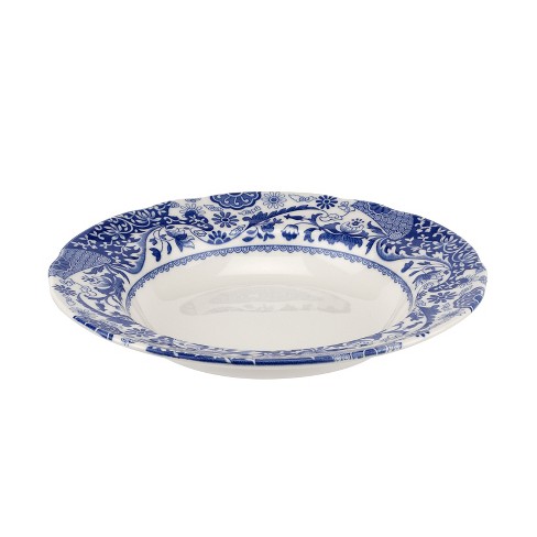 Spode Blue Italian Brocato 9 Inch Soup Plate - image 1 of 4