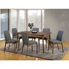 Simple Relax Set of 2 Dining Side Chairs in Natural Tone and Gray - 4 of 4
