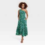 Women's Sleeveless One Shoulder A-Line Dress - Knox Rose™