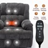 KTMBDW Dual Motor Power Lift Recliner Chair for Elderly, Extra Wide Recliner Chair with Heat and Massage - 2 of 4