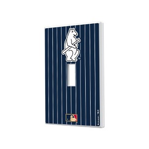 MLB Cooperstown Central Teams Pinstripe Hidden-Screw Light Switch Plate for Single Toggle - 1 of 4