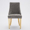 PAGED Dining Chairs Set of 2 Modern Living Room Chair with Wooden Legs and High Back, Upholstered Dining Room Chair for Kitchen - 3 of 4