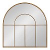 Kate and Laurel Solei Framed Arch Wall Mirror, 30x30, Gold - 4 of 4