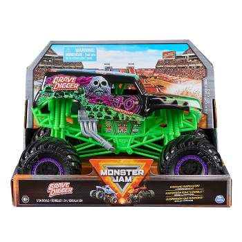 Monster Jam Grave Digger Diecast Monster Truck - 1:24 Scale