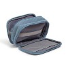 U Brands 8"x5.25" Dual Zip Corduroy Tech Organizer Haze - 4 of 4