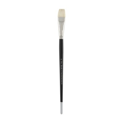 Creative Mark Pro Stroke Premium White Chungking Hog Bristle Artist Paint Brush - Bright - Natural Bristle Brush w/ Great Control Suitable for Oils,